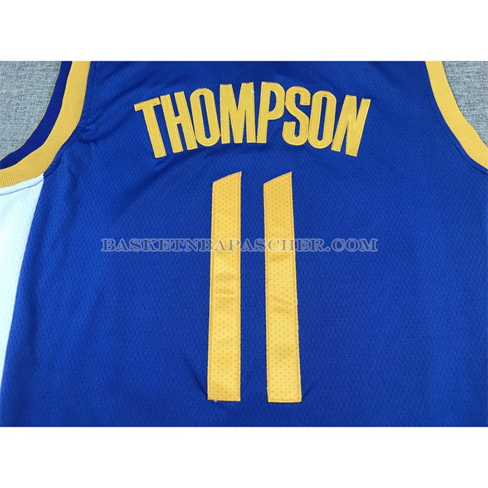 Maillot Golden State Warriors Klay Thompson NO 11 Icon 2022-23 Bleu